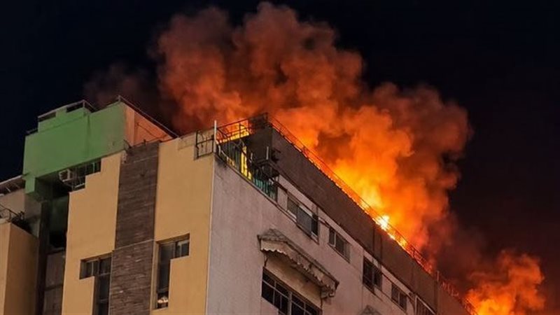 حريق مدرسة النيل