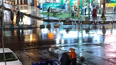 الطقس الآن.. سقوط أمطار متوسطة على مرسى مطروح (صور)  