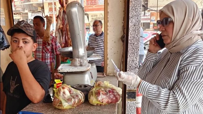 ضبط لحوم فاسدة ومذبوحة