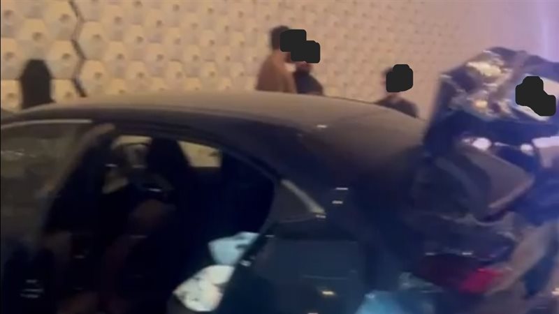 اصطدام سيارتين ملاكي