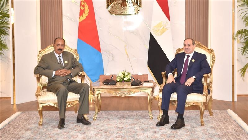 السيسي ورئيس إريتريا