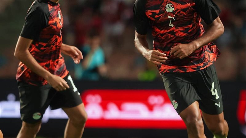 منتخب مصر يجري عملية