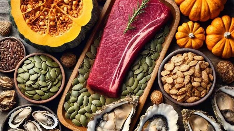 أطعمة تحتوي على الزنك