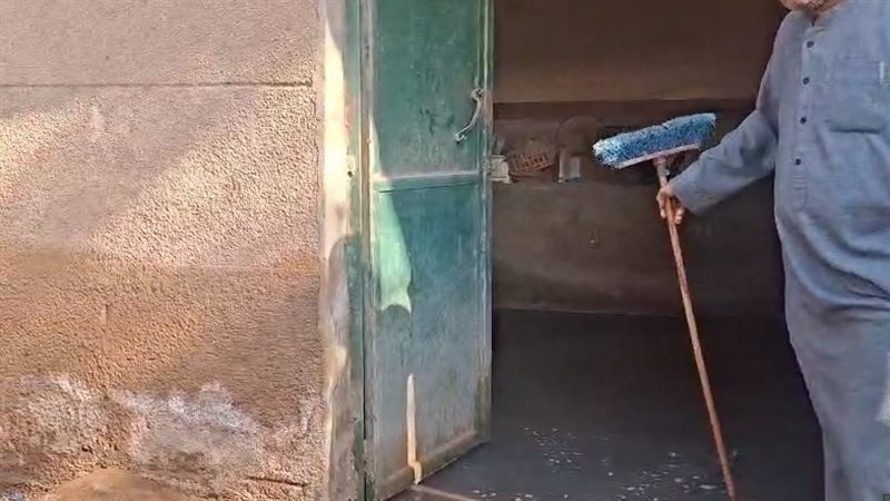 غرق بيوت الأهالي