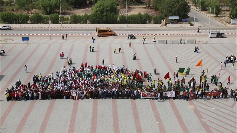 مسيرة طلابية حاشدة