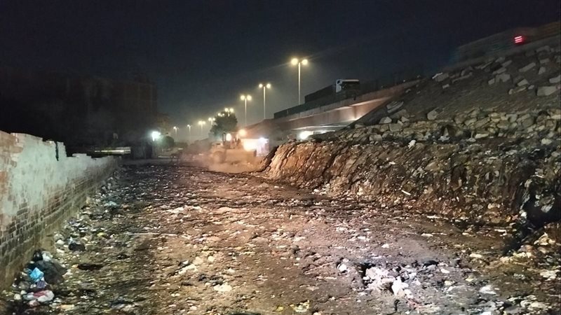 رفع 200 طن مخلفات