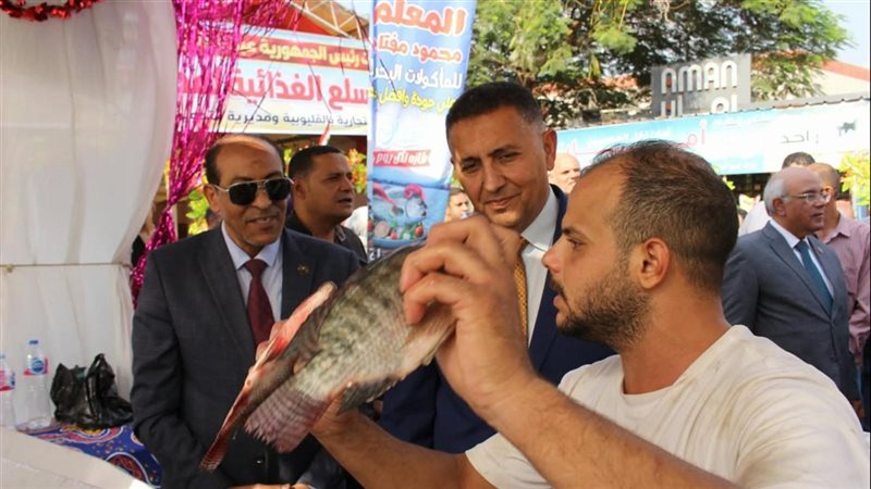 محافظ القليوبية خلال