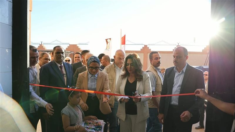 منال عوض تفتتح مجزر