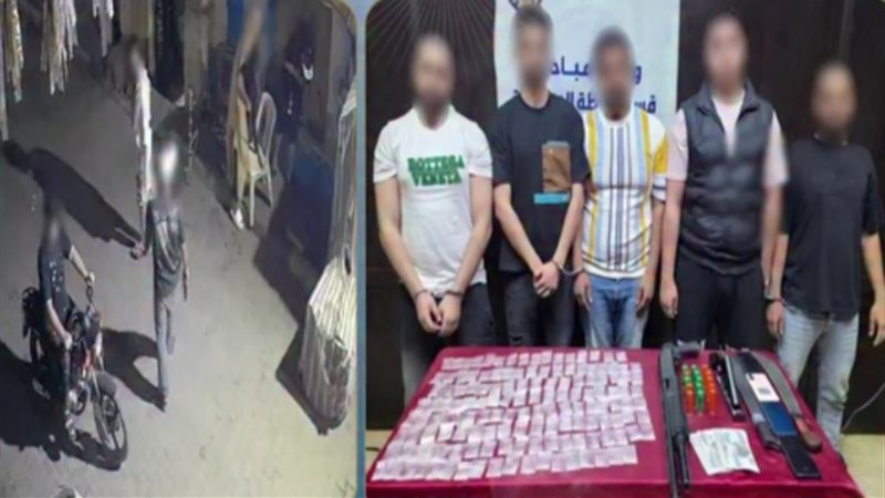 ضبط 5 عاطلين بالجيزة