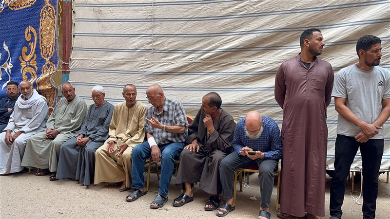 جانب من شادر عزاء
