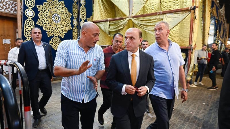 استعدادا للمولد، محافظ الغربية يتفقد محيط مسجد السيد البدوي ومناطق الاحتفالات بطنطا (صور)