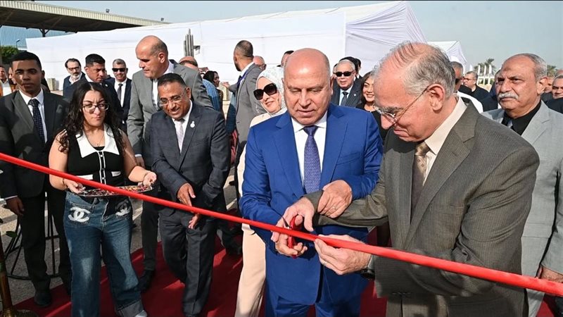 وزير النقل يفتتح