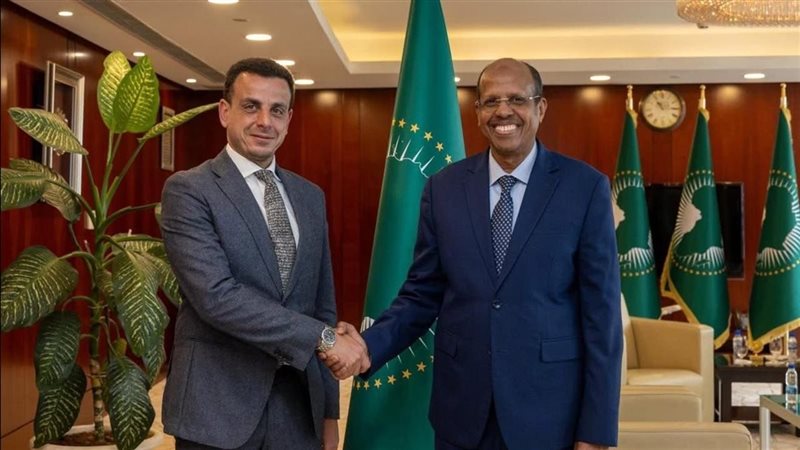 السفير المصري مع
