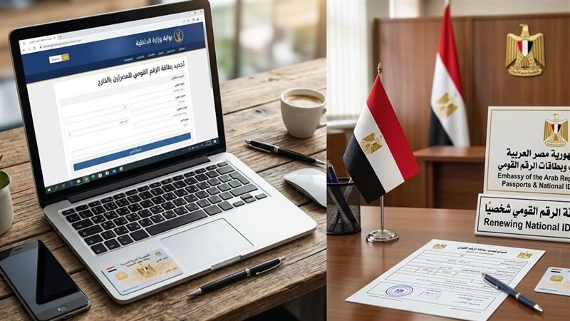 تجديد بطاقة الرقم