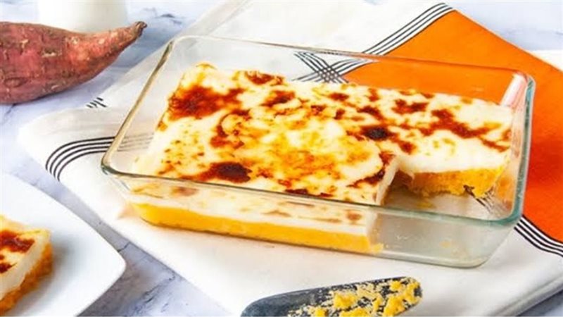 بطاطا بالكريم كراميل،