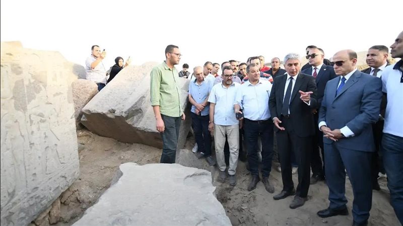 محافظ الغربية ووزير