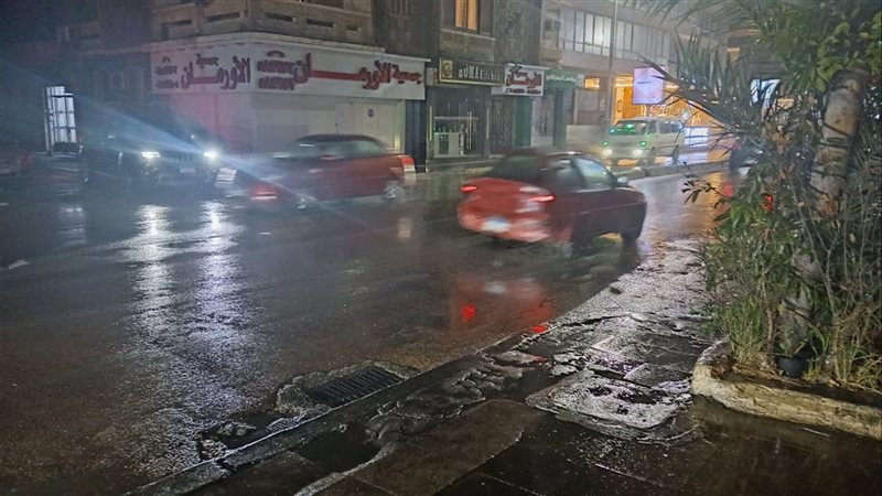 أمطار تضرب الغسكندرية