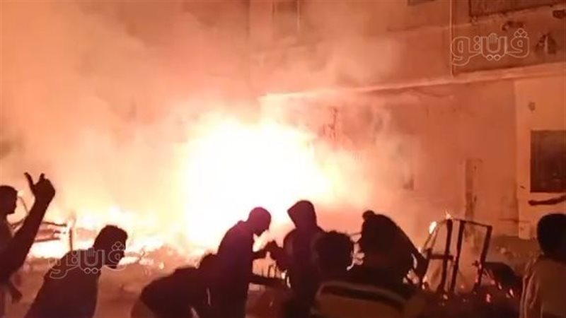 حريق كفر صقر، فيتو