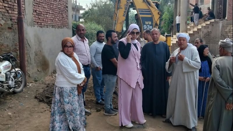 ضبط وصلة صرف صحي