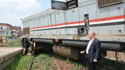 18 صورة من موقع خروج قطار الدقهلية عن القضبان