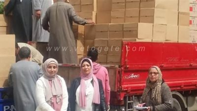 الفيوم تتسلم حصة ألبان تكفي ٣ شهور تمهيدا لتوزيعها على الأمهات