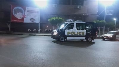 دوريات أمنية بالدقهلية تستخدم مكبرات الصوت لتذكير المواطنين بحظر التجوال | صور