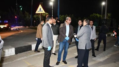 محافظ ومدير أمن الفيوم يتفقدان الشوارع في جولة ليلية للتأكد من تنفيذ حظر التجوال | صور