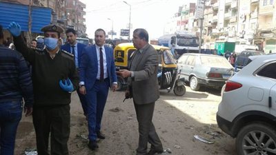 نائب محافظ كفر الشيخ يتابع غلق الأسواق وإجراءات التطهير| صور