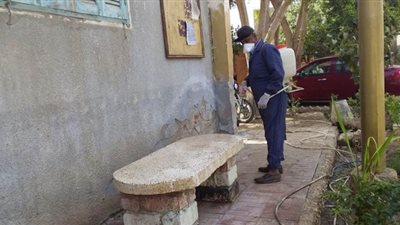 حملة تطهير وتعقيم للمصالح الحكومية في قنا لمواجهة كورونا | صور