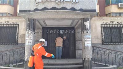 تعقيم مبنى المركز التكنولوجي لخدمة المواطنين بضواحي بورسعيد للوقاية من كورونا| صور