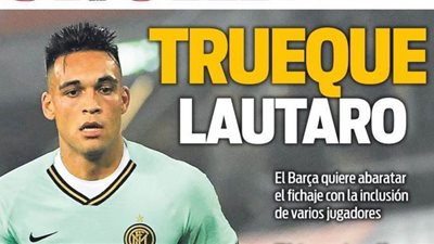 إنتر ميلان يفضل بيع مهاجم لاوتارو لبرشلونة