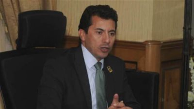 وزير الرياضة يشهد اجتماع رؤساء الاتحادات الدولية عبر كونفرانس