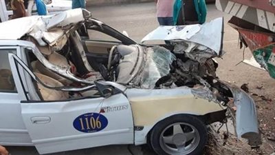النيابة تستعلم عن الحالة الصحية لسائق اصطدمت سيارته في الرصيف بالمعادي