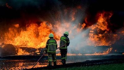 عبد الله وفريدة.. مشهد النهاية لطفلين في حريق بالمنوفية