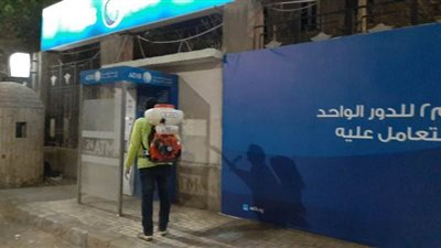 حملة مكبرة لتطهير وتعقيم شوارع مدينة دمنهور الرئيسية | صور