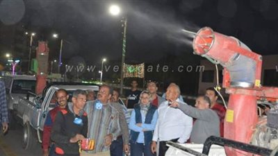 محافظ الوادي الجديد يتفقد أعمال تعقيم مدينة الخارجة | صور