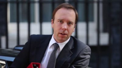 إصابة وزير الصحة البريطاني بفيروس كورونا