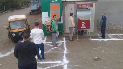 مبادرة بالدقهلية حول كيفية التعامل مع ماكينات ATM لمنع انتشار كورونا
