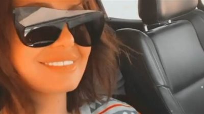 حلا شيحة في نزهة رفقة أبنائها: 