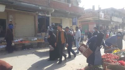 حملة مكبرة لفض الأسواق الأسبوعية بقرى النهضة بالعامرية فى الإسكندرية