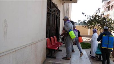 جوالة مراكز الشباب بالدقهلية تشارك فى تعقيم وتطهير المنشآت الحكومية والمساجد والبيوت والشوارع