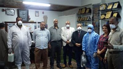 تطهير وتعقيم مديرية التربية والتعليم بقنا | صور