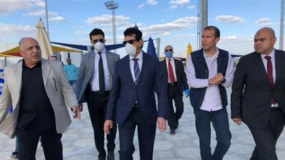 وزير الرياضة يتفقد مركز شباب الجزيرة ٢ ونادي النادي | صور