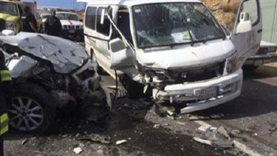 إصابة 3 أشخاص إثر تصادم سيارة بجرار زراعي في الدقهلية