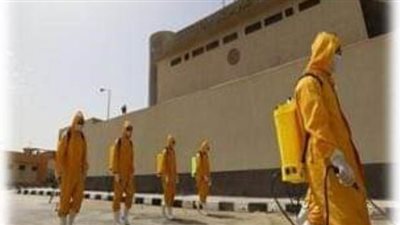 الداخلية تعقم السجون لمكافحة فيروس كورونا