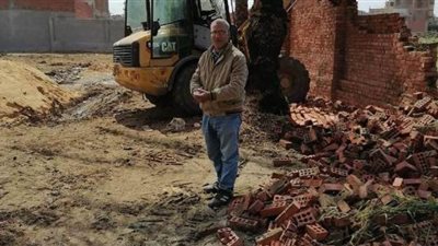 إزالة  70 حالة تعد على أراضى زراعية  بالمنوفية