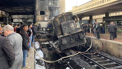 نص تقرير الأدلة الجنائية ومعاينة النيابة في حادث قطار محطة مصر