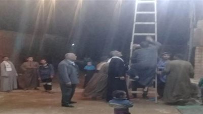 لمخالفته حظر التجوال.. فض سرادق 