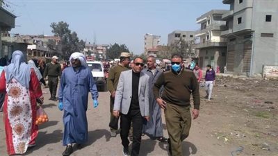 فض سوق ميت جراح بالمنصورة