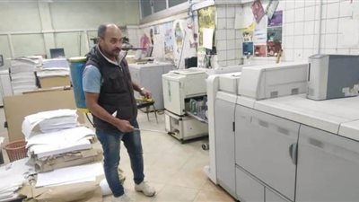 هيئة الكتاب تطهر وتعقم مطابعها ضد فيروس كورونا | صور